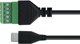 Delock Αντάπτορας USB-C Male σε Terminal Block 5 Pin, Καλώδιο 1m, Μαύρο, για Μεταφορά Δεδομένων και Φόρτιση