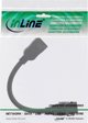 InLine Προσαρμογέας HDMI Keystone 4K/30Hz, Θηλυκό σε Θηλυκό, 0.2m, Μαύρο (76206A)