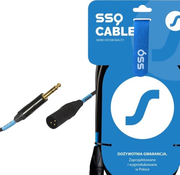 Adapter AV SSQ JSXM5 Event - Jack stereo 6.3 / XLR αρσενικό