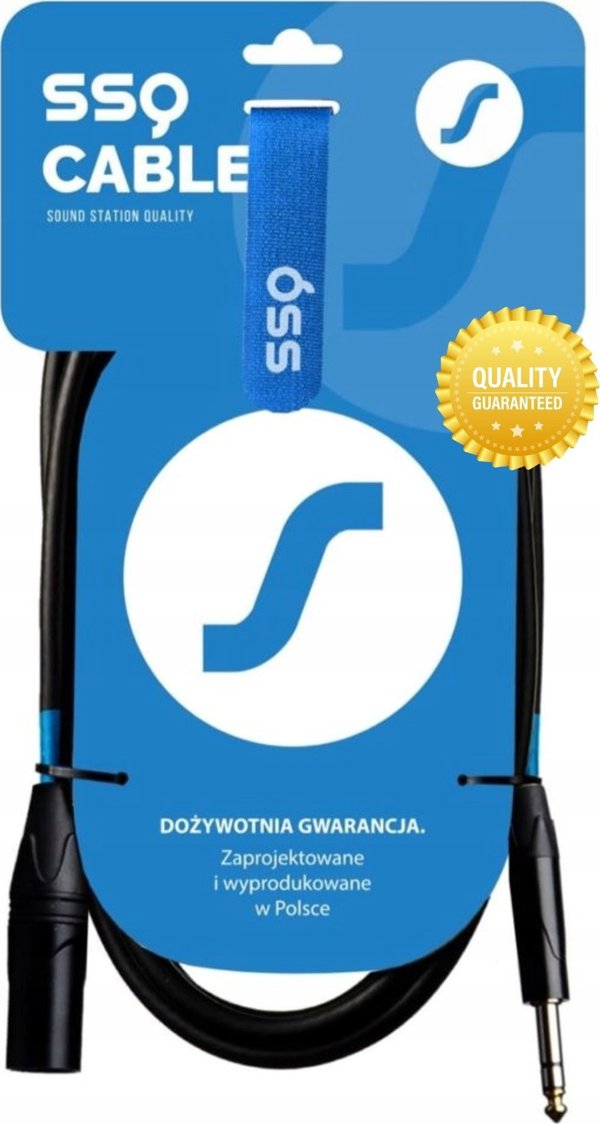 Adapter AV SSQ JSXM5 Event - Jack stereo 6.3 / XLR αρσενικό