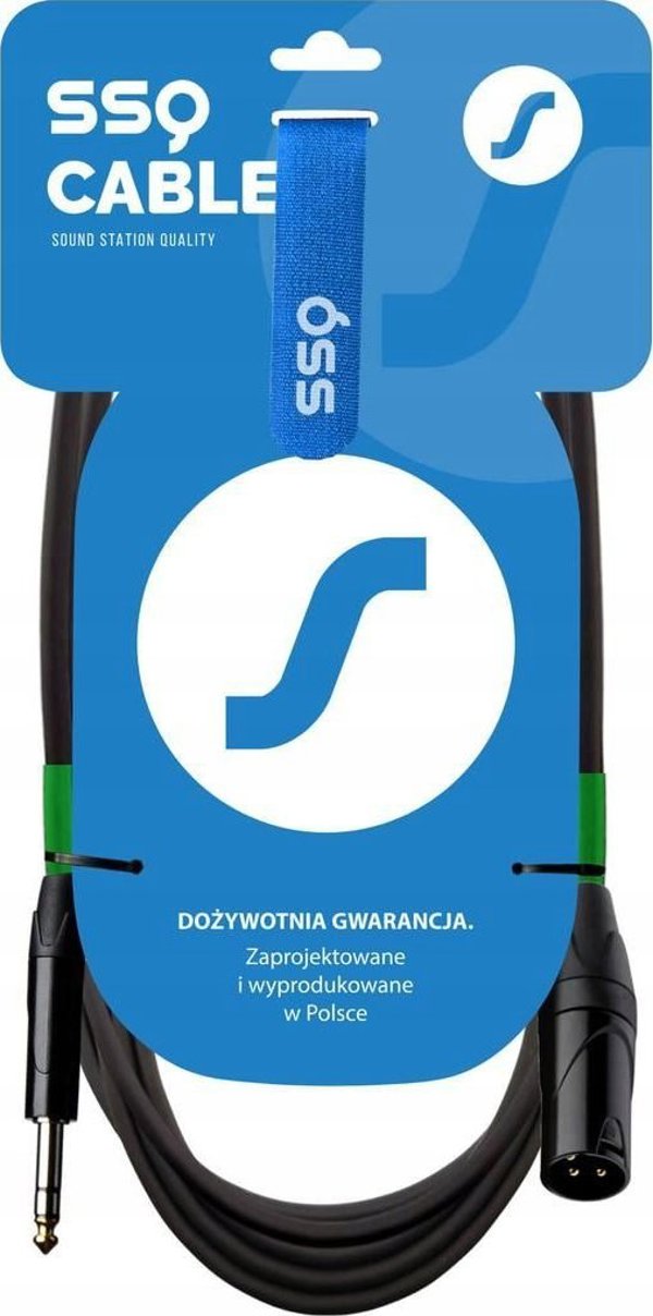 Adapter AV SSQ JSXM5 Event - Jack stereo 6.3 / XLR αρσενικό