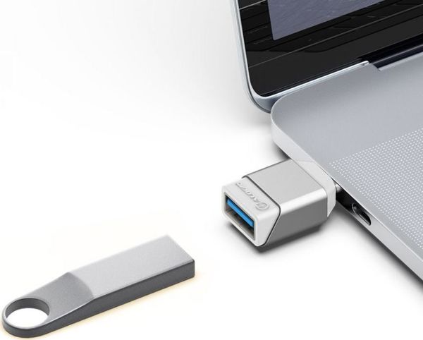 Alogic USB-C σε USB Adapter, USB-C σε USB-A Μετατροπέας, Ασημί (ULCAMN-SLV)