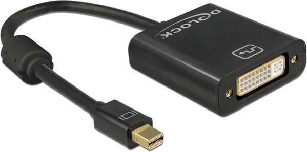 Adapter AV Delock DisplayPort Mini - DVI-I czarny (62605)