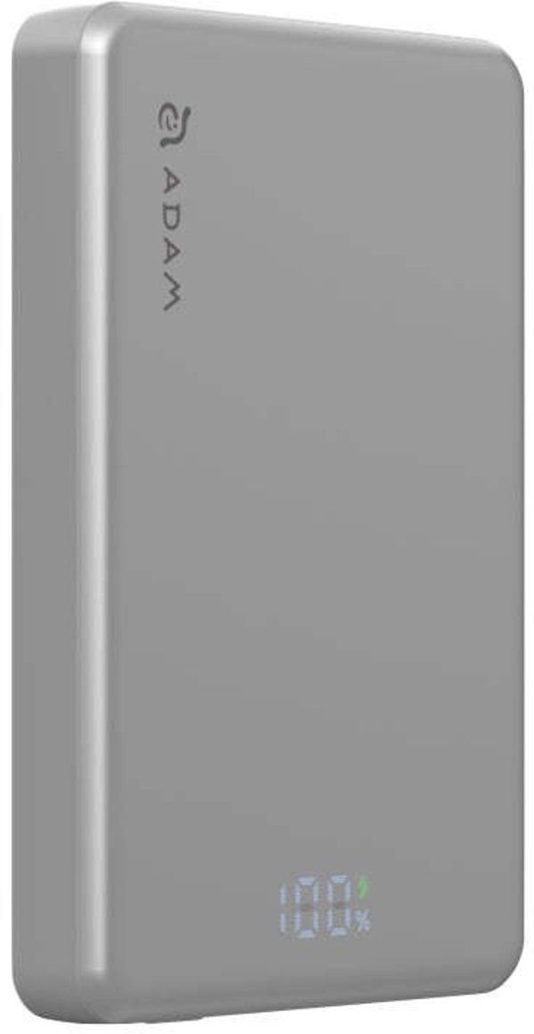 Adam Elements Vionta L10 - magnetyczny powerbank bezprzewodowy 10000 mAh srebrny