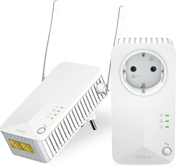 Adapter powerline Strong Strong POWERLWF600DUOEUV2 Powerline Wi-Fi 600 Kit