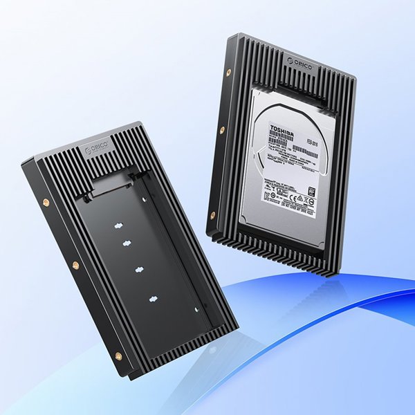 Adapter D2SS-6G μετατροπέας δίσκου 2.5'' σε 3.5'' - μαύρος