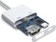 Joyroom S-H141 Αντάπτορας USB-C σε HDMI + USB-C, 1080p, Λευκό