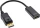 InLine Αντάπτορας DisplayPort σε HDMI, Black, 17198C
