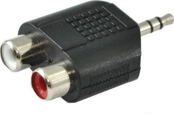 Adapter AV SSQ HA6 - Adapter 2 x θηλυκό RCA - ακροδέκτης στερεοφωνικού jack 3,5mm