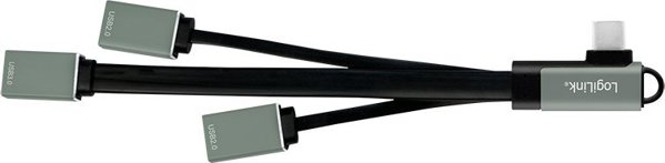 LogiLink UA0361 USB Hub 3 Θυρών USB-C, USB 3.2 Gen 1, Αλουμίνιο, Ασημί