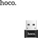 Hoco UA6 Αντάπτορας USB-C σε USB OTG, Μετατροπέας Δεδομένων και Φόρτισης, Μαύρο