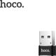 Hoco UA6 Αντάπτορας USB-C σε USB OTG, Μετατροπέας Δεδομένων και Φόρτισης, Μαύρο