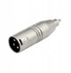 Adapter AV SSQ HA20 - από RCA αρσενικό σε XLR αρσενικό 3 ακίδων