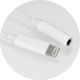 Προσαρμογέας Partner Tele.com Lightning σε Jack 3.5mm, Αντάπτορας Ήχου για Smartphone, Λευκός