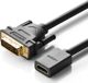 Adapter AV Ugreen HDMI - DVI-D czarny (UGR635BLK)