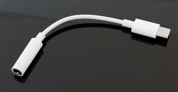 Adapter USB Hertz AK291A USB-C - Jack 3.5mm λευκό