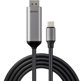 Lindy 43503 Αντάπτορας USB-C σε DisplayPort, 1m, Γκρι