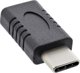 InLine Προσαρμογέας USB-C σε USB-C 3.2 Gen.2, Αρσενικό σε Θηλυκό, Μαύρο (35802A)