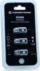 Conceptronic USB-C σε MicroUSB Adapter DONN05G, Συμβατός για Φόρτιση & Συγχρονισμό Συσκευών, Γκρι