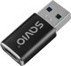 Savio AK-81 Προσαρμογέας USB Type-C σε USB Type-A, Μαύρο