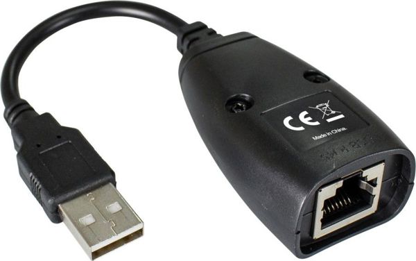 Techly IUSB-EXTENDTY5 Προσαρμογέας Επέκτασης USB έως 50m μέσω RJ45 Cat5e/6, Μαύρος