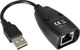 Techly IUSB-EXTENDTY5 Προσαρμογέας Επέκτασης USB έως 50m μέσω RJ45 Cat5e/6, Μαύρος