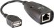 Techly IUSB-EXTENDTY5 Προσαρμογέας Επέκτασης USB έως 50m μέσω RJ45 Cat5e/6, Μαύρος