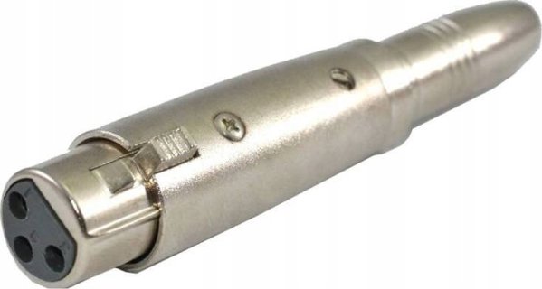Adapter AV SSQ HA15 - αντάπτορας από βύσμα jack 6,3mm σε θηλυκό XLR 3 ακίδων