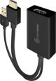 Alogic HDMI to DisplayPort Adapter, Μετατροπέας HDMI σε DisplayPort με USB Τροφοδοσία, HDDPU-ACTV, Μαύρο