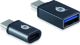 Conceptronic Προσαρμογέας USB-C OTG DONN04G - Αντάπτορας για Smartphone, Laptop και MacBook - Γκρι