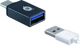 Conceptronic Προσαρμογέας USB-C OTG DONN04G - Αντάπτορας για Smartphone, Laptop και MacBook - Γκρι