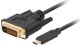 Προσαρμογέας USB Lanberg Προσαρμογέας καλωδίου Lanberg CA-CMDV-10CU-0005-BK 0,5 m USB Type-C DVI-D 12550438 5901969436839