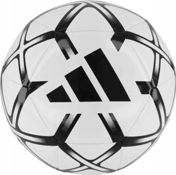 Μπάλα Ποδοσφαίρου Adidas Starlancer Club Προπονητική, Λευκό-Μαύρο, Μέγεθος 4