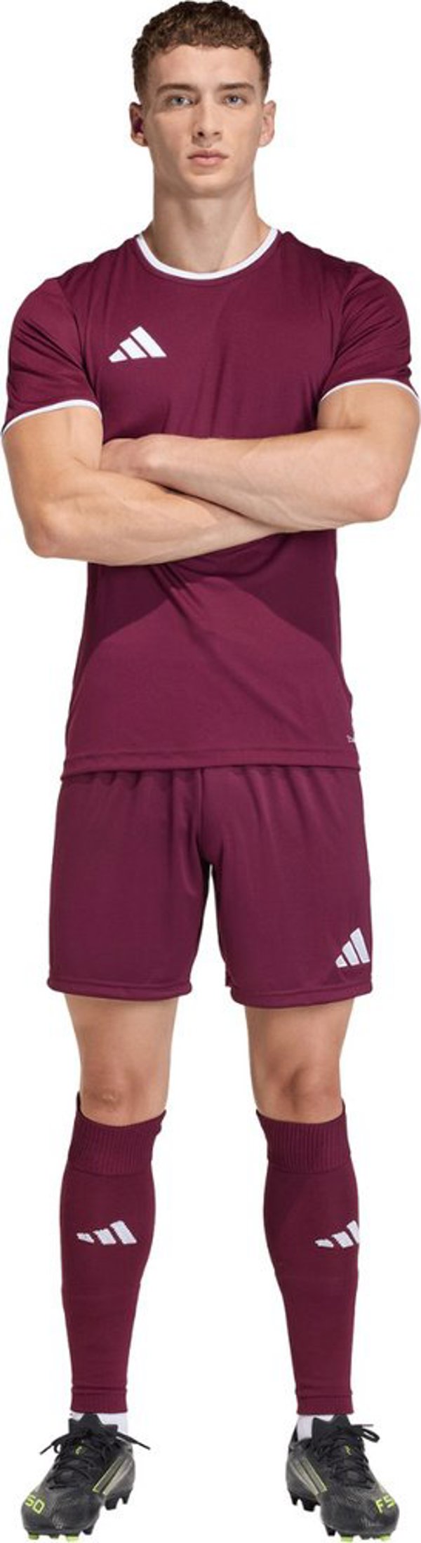 adidas Ανδρική μπλούζα Entrada 26 Jersey μπορντό JZ2507 M