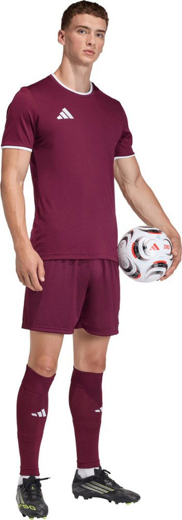 adidas Ανδρική μπλούζα Entrada 26 Jersey μπορντό JZ2507 M