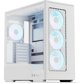 Aerocool D520A PC-Gehäuse, Midi-Tower, ATX, Tempered Glass, RGB - weiß