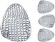 Affek Design LEILA Σετ 4 σουβέρ για κούπα 10cmx13cm