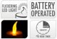 Affek Design ΣΕΤ 4 ΚΕΡΙΑ TEA LIGHT LED TIMER ΛΕΥΚΟ