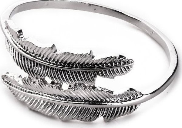 Affek Design ADRIANNE Σετ Σερβιέτας Ασημένια Φτερά Ø4cm x H2cm
