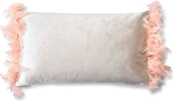 Affek Design LORETA ΜΠΕΖ Μαξιλάρι 50x30cm πούπουλα 8070140 5902643362772