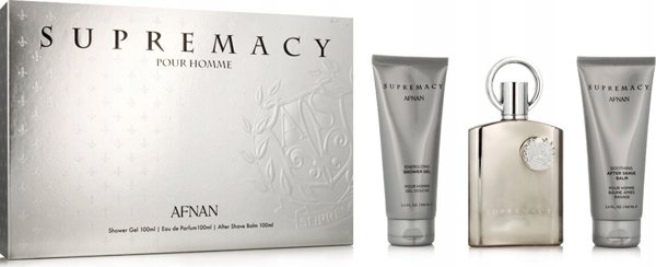 Afnan Supremacy Silver Eau De Parfum, Ανδρικό Σετ Αρωμάτων, 3 Τεμάχια