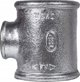 AGAFlex Τρίοδη Σύνδεση Γαλβανισμένη, 1 1/2" x 3/4" x 1 1/2", Εξάρτημα Σωληνώσεων από Ελατό Χυτοσίδηρο