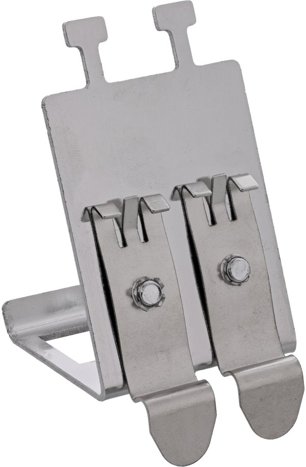 Agam InLine® Βάση Στήριξης Keystone Module 2 Θέσεων για Ράγα DIN, Μεταλλική, με Γλωσσίδα
