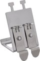 Agam InLine® Βάση Στήριξης Keystone Module 2 Θέσεων για Ράγα DIN, Μεταλλική, με Γλωσσίδα