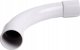 Καμπύλη PVC Ag-Mar Διαμέτρου 37mm Λευκή