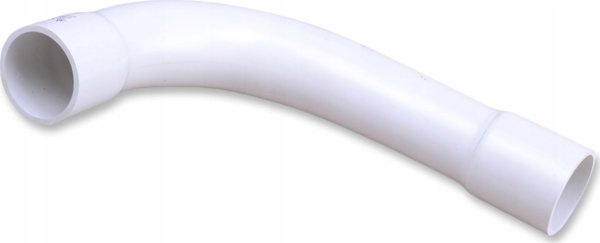 Καμπύλη PVC Ag-Mar Διαμέτρου 37mm Λευκή