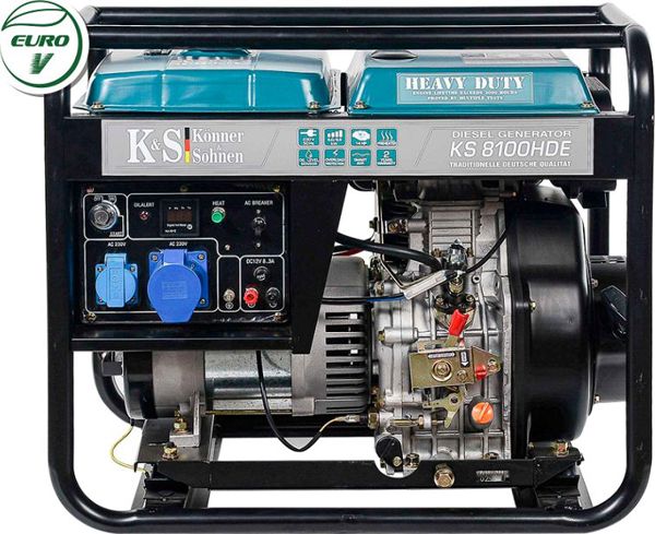 Agregat Könner & Söhnen KS8100HDE 6500 W 1-fazowy