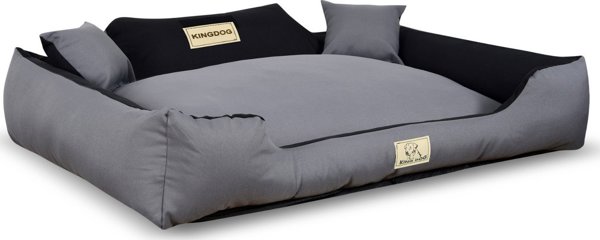 AIO FACTORY Αποσπώμενο αντιολισθητικό κρεβάτι MM44 115x95cm γκρι KingDog