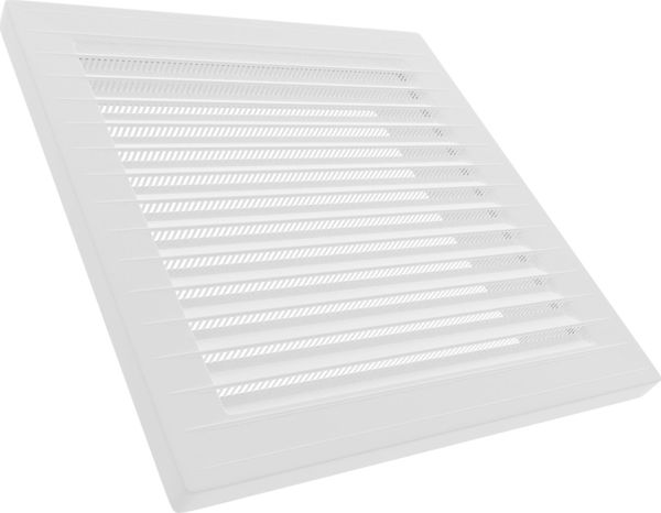 airRoxy γωνιακή ανεμιστρούλα με πλέγμα 14x14 λευκή