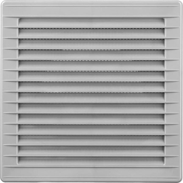airRoxy Ρυθμιζόμενη μπάρα αεραγωγού 80-150 mm 170x170 γκρι 02-330